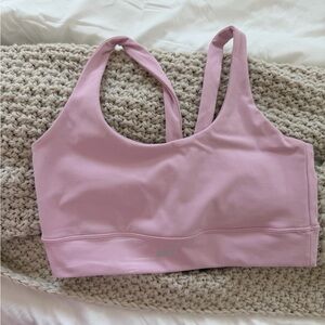 Set active pink sports bra size L